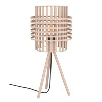 390148 OLTAMAR OLTAMAR Настольная лампа с механическим выключателем, 1xE27, металл, коричневый