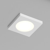 DK3014-WH Встраиваемый светильник влагозащищенный IP44 макс 50Вт GU10 белый алюминий