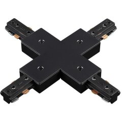 Х соединитель для однофазных трехжильных шинопроводов Novotech 135013 Х соединитель для однофазных трехжильных шинопроводов Novotech 135013