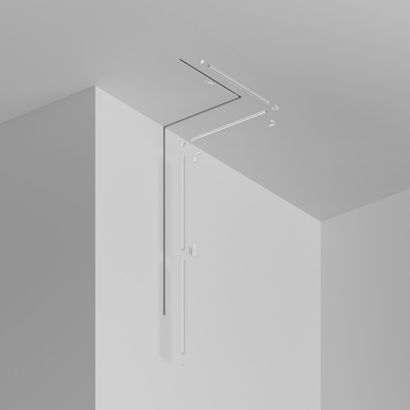 Плоский 2м магнитный встраиваемый в ГКЛ 12.5мм шинопровод Maytoni Radity TRA084MP-12W