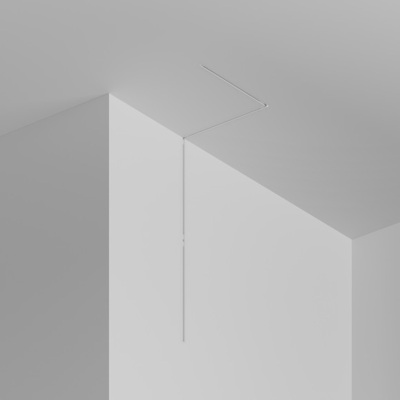 Плоский 2м магнитный встраиваемый в ГКЛ 12.5мм шинопровод Maytoni Radity TRA084MP-12W