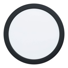 99145 Светодиодный встраиваемый светильник FUEVA 5, 17W (LED), ?216, ET26, 2000lm, 3000K, сталь, черный 99145 Светодиодный встраиваемый светильник FUEVA 5, 17W (LED), ?216, ET26, 2000lm, 3000K, сталь, черный