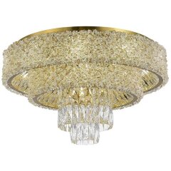 SL1637.302.16 Светильник потолочный ST-Luce Латунь/Прозрачный, Янтарный E14 16*60W SELINE SL1637.302.16 Светильник потолочный ST-Luce Латунь/Прозрачный, Янтарный E14 16*60W SELINE