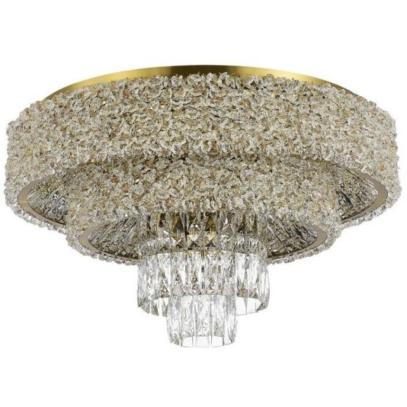 SL1637.302.16 Светильник потолочный ST-Luce Латунь/Прозрачный, Янтарный E14 16*60W SELINE