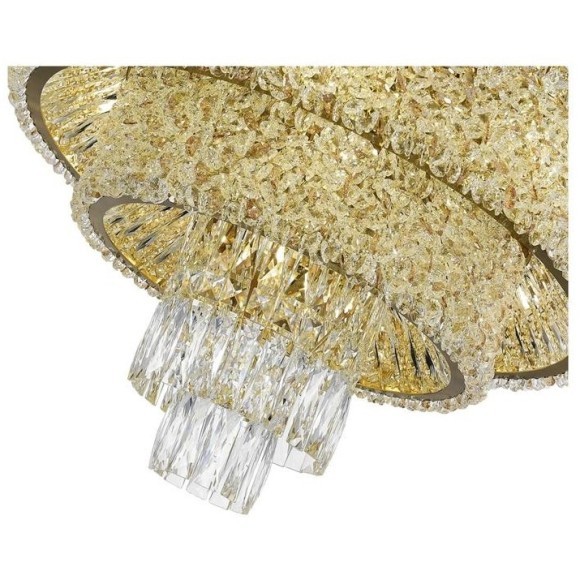 SL1637.302.16 Светильник потолочный ST-Luce Латунь/Прозрачный, Янтарный E14 16*60W SELINE