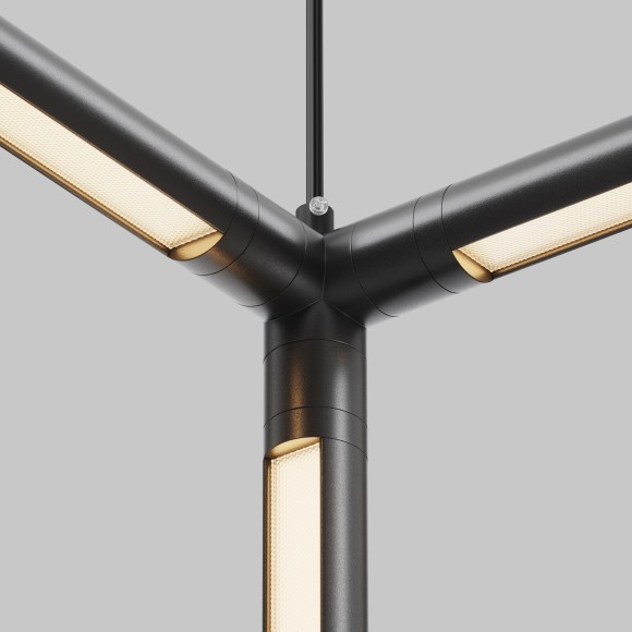 T-образный вертикальный коннектор для системы Maytoni Shelf с вводом питания CA016TC-P-B