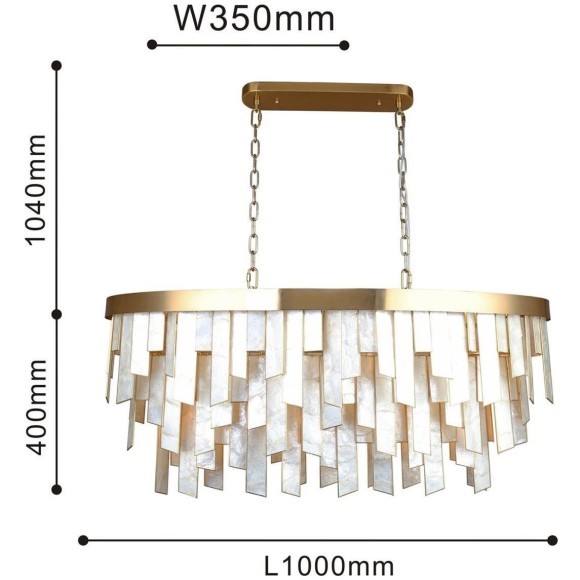 Подвесная люстра Shally 4199-15P