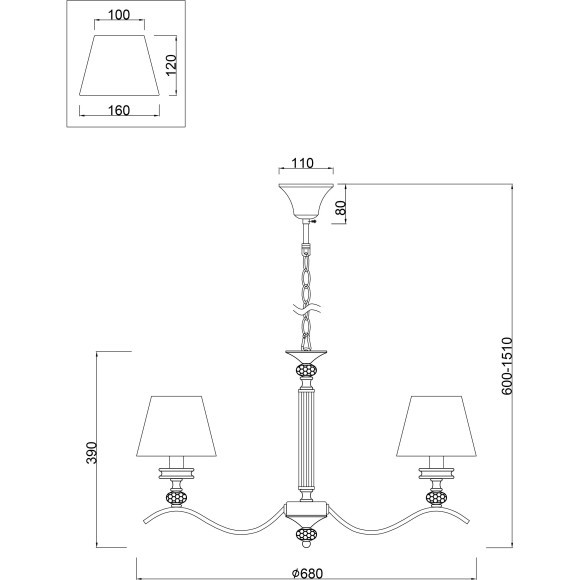 Люстра подвесная Freya FR2016PL-05BZ Alessandra под лампы 5xE14 40W Люстра подвесная Freya FR2016PL-05BZ Alessandra под лампы 5xE14 40W