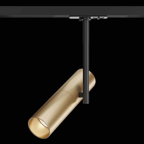 Однофазный двужильный трековый светильник Maytoni Unity TR005-1-GU10-BG Elti под сменную лампу GU10