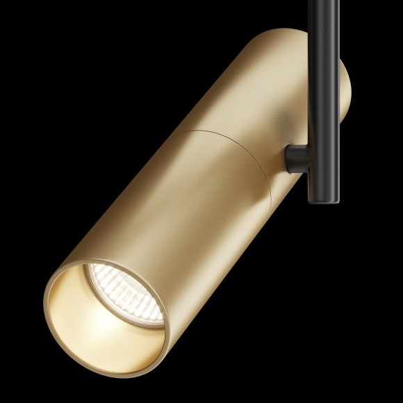 Однофазный двужильный трековый светильник Maytoni Unity TR005-1-GU10-BG Elti под сменную лампу GU10
