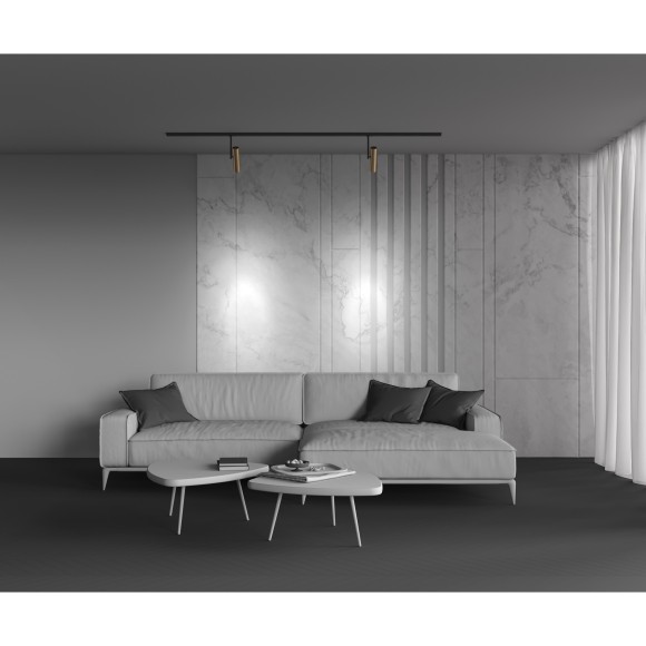 Однофазный двужильный трековый светильник Maytoni Unity TR005-1-GU10-BG Elti под сменную лампу GU10