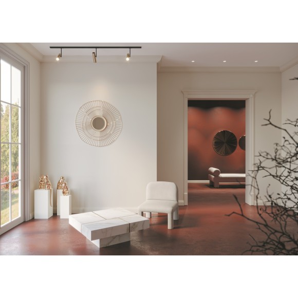 Однофазный двужильный трековый светильник Maytoni Unity TR005-1-GU10-BG Elti под сменную лампу GU10