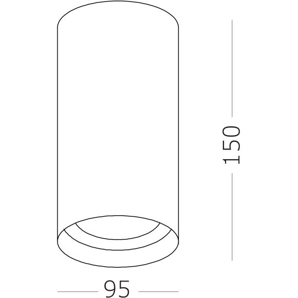 ST157.542.20 Светильник потолочный Белый LED 1*20W 4000K 1 600Lm Ra90 60° IP44 D95xH150 220-265V Накладные светильники ST157.542.20 Светильник потолочный Белый LED 1*20W 4000K 1 600Lm Ra90 60° IP44 D95xH150 220-265V Накладные светильники