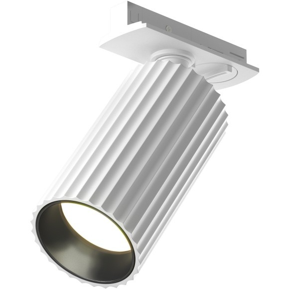 Однофазный двужильный трековый светильник Maytoni Unity TR218-1-GU10-W Calipso под сменную лампу GU10