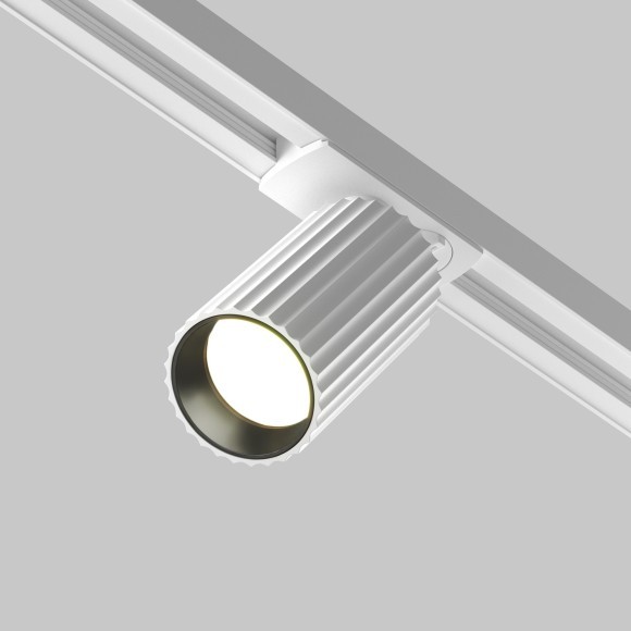 Однофазный двужильный трековый светильник Maytoni Unity TR218-1-GU10-W Calipso под сменную лампу GU10
