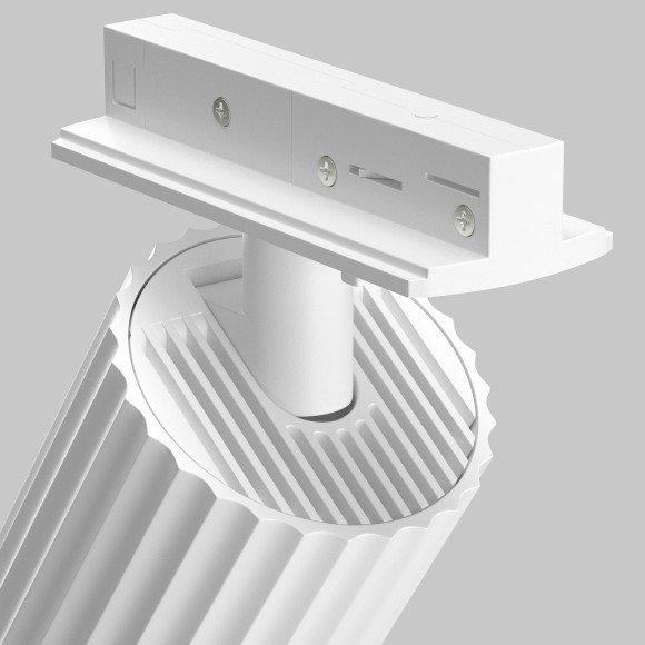 Однофазный двужильный трековый светильник Maytoni Unity TR218-1-GU10-W Calipso под сменную лампу GU10