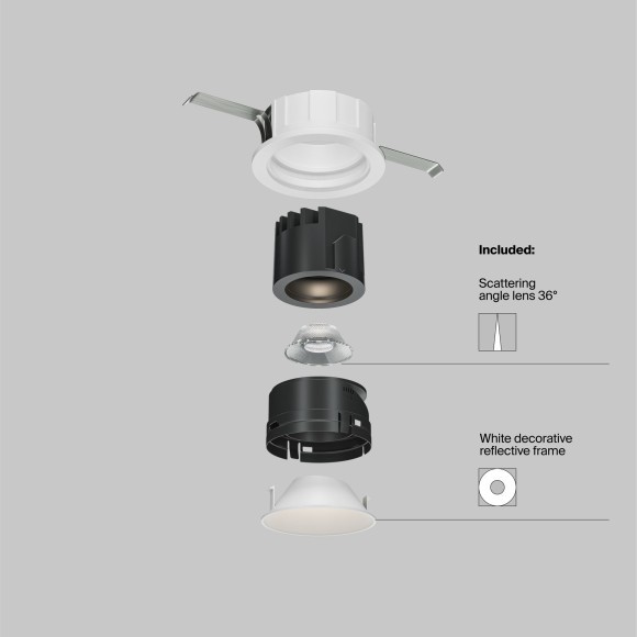 Встраиваемый светильник Technical DL057-7W4K-W Встраиваемый светильник Technical DL057-7W4K-W