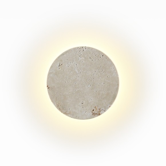 6625/5WL HIGHTECH ODL24 бежевый/металл/травертин Настенный светильник IP20 LED 6W 3000K 220V TRAVERTINO