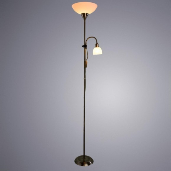 Торшер для чтения Arte Lamp A9569PN-2AB DUETTO под лампу 1xE27 60W Торшер для чтения Arte Lamp A9569PN-2AB DUETTO под лампу 1xE27 60W