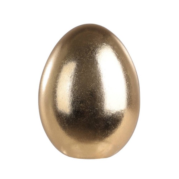 427929 Фигурка Яйцо CHILANDY ?110, H140 керамика, золотой 427929 Фигурка Яйцо CHILANDY ?110, H140 керамика, золотой