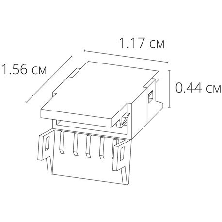Коннектор (5 шт) токопроводящий для 10мм светодиодной MIX ленты Arte Lamp STRIP-ACCESSORIES A32-10-MIX Коннектор (5 шт) токопроводящий для 10мм светодиодной MIX ленты Arte Lamp STRIP-ACCESSORIES A32-10-MIX