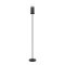 44004 EGLO TOOTHILL Торшер напольный с 1 лампой E27, 40Вт, механический выключатель, черный, стекло, L1535, Ø150