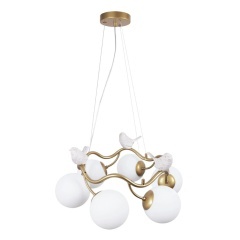 Люстра подвесная Arte Lamp A9712LM-6SG Люстра подвесная Arte Lamp A9712LM-6SG