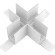 Lightstar Teta 505286-ALU Соединитель белый Х-образный, для накладных и подвесных треков (шинопроводов) серии Teta