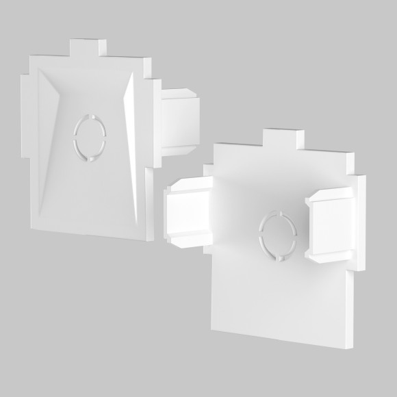 Комплект из 2 торцевых заглушек для шинопровода в ГКЛ 12.5мм Maytoni Radity TRA084EC-12W Комплект из 2 торцевых заглушек для шинопровода в ГКЛ 12.5мм Maytoni Radity TRA084EC-12W