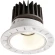 Crystal Lux CLT 083C1 WH 4000K 1400/004 Бесконтурный встраиваемый в ГКЛ светильник, круглый белый, диаметр отверстия в потолке 71мм, светодиодный 12Вт 4000К 1200Лм 24° CRI90 UGR<17