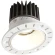 Crystal Lux CLT 083C1 WH 4000K 1400/004 Бесконтурный встраиваемый в ГКЛ светильник, круглый белый, диаметр отверстия в потолке 71мм, светодиодный 12Вт 4000К 1200Лм 24° CRI90 UGR<17