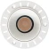 Crystal Lux CLT 083C1 WH 4000K 1400/004 Бесконтурный встраиваемый в ГКЛ светильник, круглый белый, диаметр отверстия в потолке 71мм, светодиодный 12Вт 4000К 1200Лм 24° CRI90 UGR<17