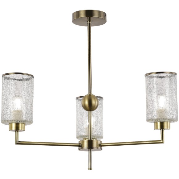 SLE1046-302-03 Светильник потолочный Бронза/Прозрачный E27 3*60W VESTRE