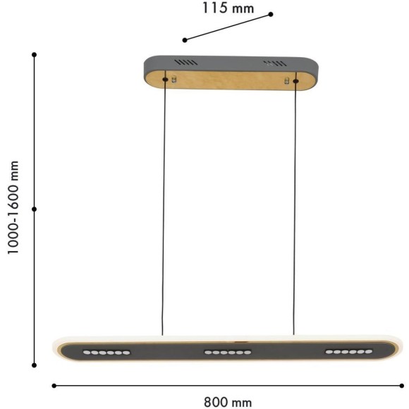 Подвесной светильник Strimler 4472-3P Подвесной светильник Strimler 4472-3P