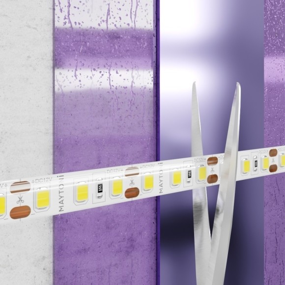 Светодиодная лента 12В 2835 9,6Вт/м 3000K 5м IP65 арт.10111 Светодиодная лента 12В 2835 9,6Вт/м 3000K 5м IP65 арт.10111