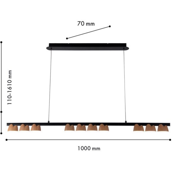 Подвесной светильник Interline 4266-10P