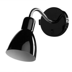 Спот настенный Arte Lamp A1408AP-1BK DORM под лампу 1xE14 40W Спот настенный Arte Lamp A1408AP-1BK DORM под лампу 1xE14 40W
