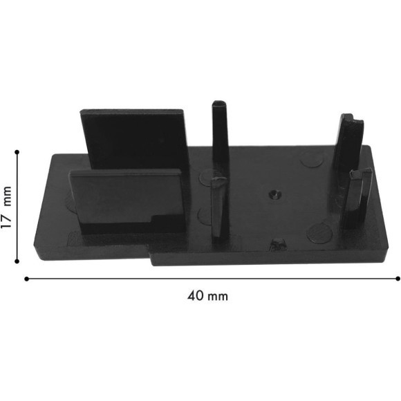 Заглушка торцевая 1шт для накладного шинопровода Favourite Logica 1012-ZP-001 Заглушка торцевая 1шт для накладного шинопровода Favourite Logica 1012-ZP-001