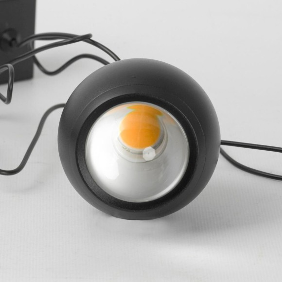 SY8427 LUSSOLE HARDIN Подвесная люстра коричневая, LED 4000 К, световой поток 4500 Лм, металл, акрил, ширина 500 мм, высота 450–1500 мм