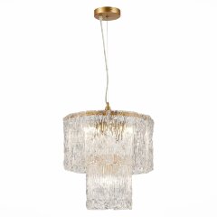 SLE283203-05 Светильник подвесной Золотистый/Прозрачный E27 5*40W RIDA SLE283203-05 Светильник подвесной Золотистый/Прозрачный E27 5*40W RIDA