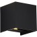 SL9513.401.01 Светильник уличный настенный ST-Luce черный/черный LED 1*10W 2700K BRIK