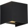 SL9513.401.01 Светильник уличный настенный ST-Luce черный/черный LED 1*10W 2700K BRIK