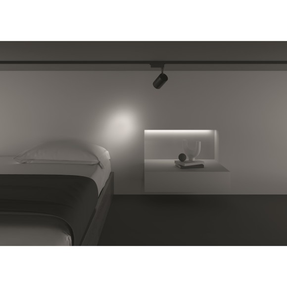 Однофазный двужильный светодиодный трековый светильник Maytoni Unity TR003-1-10W4K-S-B Vuoro 4000К 900Лм CRI90+ 24° 10Вт