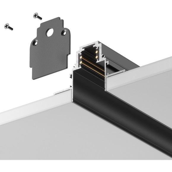 Магнитный 1м встраиваемый в ГКЛ 12.5мм шинопровод Maytoni Gravity TRX010-421B Магнитный 1м встраиваемый в ГКЛ 12.5мм шинопровод Maytoni Gravity TRX010-421B