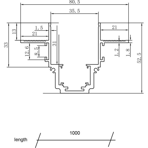 Магнитный 1м встраиваемый в ГКЛ 12.5мм шинопровод Maytoni Gravity TRX010-421B Магнитный 1м встраиваемый в ГКЛ 12.5мм шинопровод Maytoni Gravity TRX010-421B