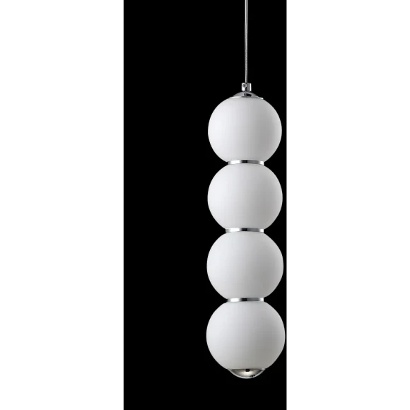 Светильник подвесной Crystal Lux DESI SP4 CHROME/WHITE