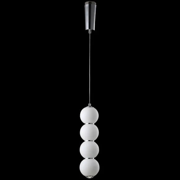 Светильник подвесной Crystal Lux DESI SP4 CHROME/WHITE