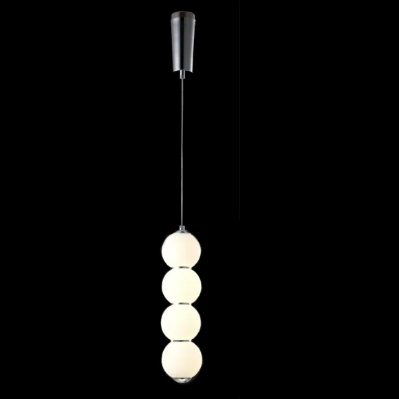 Светильник подвесной Crystal Lux DESI SP4 CHROME/WHITE