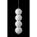 Светильник подвесной Crystal Lux DESI SP4 CHROME/WHITE