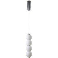 Светильник подвесной Crystal Lux DESI SP4 CHROME/WHITE